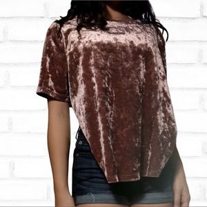 Ava&Viv velvet shirt